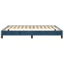 Estructura de cama de terciopelo azul 140x190 cm de vidaXL, Camas y somieres - Ref: Foro24-346974, Precio: 98,70 €, Descuento: %