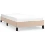Cappuccino synthetic leather bed frame 80x200 cm by vidaXL, Beds and slatted bases - Ref: Foro24-346873, Price: 73,60 €, Disc...