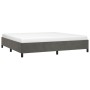 Estructura de cama de terciopelo gris oscuro 180x200 cm de vidaXL, Camas y somieres - Ref: Foro24-347343, Precio: 129,92 €, D...