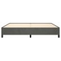 Estructura de cama de terciopelo gris oscuro 180x200 cm de vidaXL, Camas y somieres - Ref: Foro24-347343, Precio: 129,92 €, D...