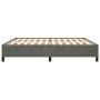 Estructura de cama de terciopelo gris oscuro 180x200 cm de vidaXL, Camas y somieres - Ref: Foro24-347343, Precio: 129,92 €, D...