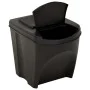 Stackable trash cans 4 pieces anthracite gray 100 L by vidaXL, Garbage cans and trash cans - Ref: Foro24-316185, Price: 72,60...