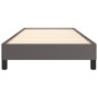 Estructura de cama cuero sintético gris 90x190 cm de vidaXL, Camas y somieres - Ref: Foro24-346878, Precio: 80,54 €, Descuent...