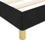 Bed frame with black fabric headboard 200x200 cm by vidaXL, Beds and slatted bases - Ref: Foro24-3124921, Price: 250,14 €, Di...