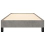 Light gray velvet bed frame 80x200 cm by vidaXL, Beds and slatted bases - Ref: Foro24-346940, Price: 86,53 €, Discount: %
