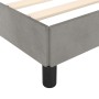 Light gray velvet bed frame 80x200 cm by vidaXL, Beds and slatted bases - Ref: Foro24-346940, Price: 86,53 €, Discount: %