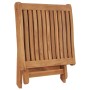 Juego de muebles de jardín 3 piezas madera maciza de teca
