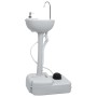 Tragbare Spüle mit Sockel für Camping grau 20 L von vidaXL, Camping und Wandern - Ref: Foro24-30139, Preis: 123,09 €, Rabatt: %