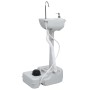 Portable camping sink with pedestal, gray, 20 L by vidaXL, Camping and hiking - Ref: Foro24-30139, Price: 123,09 €, Discount: %