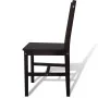 Esszimmerstühle 4 Einheiten dunkelbraunes Kiefernholz von vidaXL, Essstühle - Ref: Foro24-241517, Preis: 171,57 €, Rabatt: %