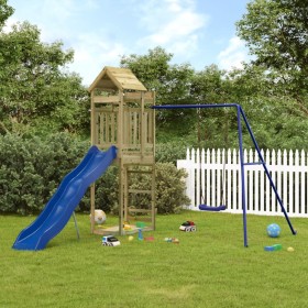 Spielplatz im Freien imprägniertes Kiefernholz von vidaXL, Schaukeln und Spielgeräte - Ref: Foro24-3156951, Preis: 325,85 €, ...