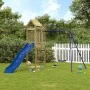 Outdoor playground made of impregnated pine wood by vidaXL, Swings and play structures - Ref: Foro24-3156951, Price: 317,54 €...