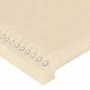 Bed frame with cream fabric headboard 140x200 cm by vidaXL, Beds and slatted bases - Ref: Foro24-3124981, Price: 187,97 €, Di...