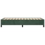 Bettgestell aus grünem Samt, 100 x 200 cm von vidaXL, Betten und Lattenroste - Ref: Foro24-347309, Preis: 77,05 €, Rabatt: %