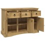 Aparador Corona madera maciza pino mexicano 115x43x79,5 cm de vidaXL, Aparadores - Ref: Foro24-3188012, Precio: 332,08 €, Des...