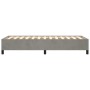 Estructura de cama de terciopelo gris claro 90x190 cm de vidaXL, Camas y somieres - Ref: Foro24-347294, Precio: 76,63 €, Desc...