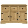 Aparador Corona madera maciza pino mexicano 115x43x79,5 cm de vidaXL, Aparadores - Ref: Foro24-3188012, Precio: 332,08 €, Des...
