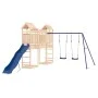 Parque infantil de exterior madera maciza de pino by vidaXL, Swings and play structures - Ref: Foro24-3156955, Price: 449,03 ...