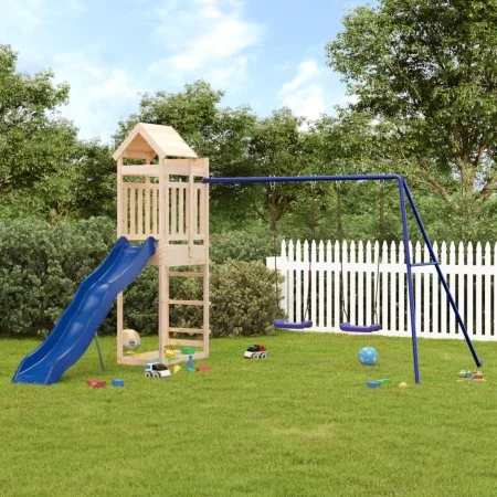 Solid pine wood outdoor playground by vidaXL, Swings and play structures - Ref: Foro24-3156952, Price: 306,94 €, Discount: %