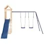 Solid pine wood outdoor playground by vidaXL, Swings and play structures - Ref: Foro24-3156952, Price: 306,94 €, Discount: %