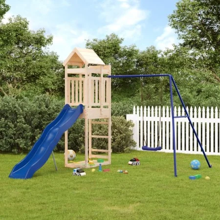 Solid pine wood outdoor playground by vidaXL, Swings and play structures - Ref: Foro24-3156949, Price: 295,75 €, Discount: %