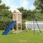 Spielplatz im Freien aus massivem Kiefernholz von vidaXL, Schaukeln und Spielgeräte - Ref: Foro24-3156949, Preis: 295,14 €, R...