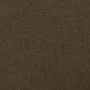 Bed frame with headboard in dark brown fabric 200x200cm by vidaXL, Beds and slatted bases - Ref: Foro24-3125003, Price: 215,6...