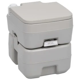 Portable camping toilet gray 20 + 10 L by vidaXL, Urinals and portable toilets - Ref: Foro24-30137, Price: 153,13 €, Discount: %