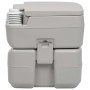 Tragbare Campingtoilette grau 20 + 10 L von vidaXL, Urinale und mobile Toiletten - Ref: Foro24-30137, Preis: 157,32 €, Rabatt: %