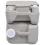 Tragbare Campingtoilette grau 20 + 10 L von vidaXL, Urinale und mobile Toiletten - Ref: Foro24-30137, Preis: 157,32 €, Rabatt: %