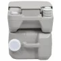 Tragbare Campingtoilette grau 20 + 10 L von vidaXL, Urinale und mobile Toiletten - Ref: Foro24-30137, Preis: 153,10 €, Rabatt: %