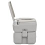 Tragbare Campingtoilette grau 20 + 10 L von vidaXL, Urinale und mobile Toiletten - Ref: Foro24-30137, Preis: 157,32 €, Rabatt: %