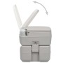 Tragbare Campingtoilette grau 20 + 10 L von vidaXL, Urinale und mobile Toiletten - Ref: Foro24-30137, Preis: 157,32 €, Rabatt: %