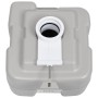 Tragbare Campingtoilette grau 20 + 10 L von vidaXL, Urinale und mobile Toiletten - Ref: Foro24-30137, Preis: 157,32 €, Rabatt: %