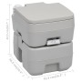 Tragbare Campingtoilette grau 20 + 10 L von vidaXL, Urinale und mobile Toiletten - Ref: Foro24-30137, Preis: 157,32 €, Rabatt: %