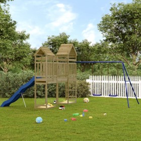 Spielplatz im Freien aus imprägniertem Kiefernholz von vidaXL, Schaukeln und Spielgeräte - Ref: Foro24-3156969, Preis: 696,80...