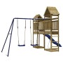 Spielplatz im Freien aus imprägniertem Kiefernholz von vidaXL, Schaukeln und Spielgeräte - Ref: Foro24-3156969, Preis: 696,80...