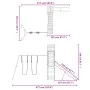 Impregnated pine wood outdoor playground by vidaXL, Swings and play structures - Ref: Foro24-3156969, Price: 678,47 €, Discou...