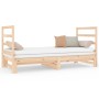 Removable sofa bed solid pine wood 2x(90x190) cm by vidaXL, Beds and slatted bases - Ref: Foro24-3124762, Price: 167,34 €, Di...