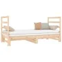 Sofá cama extraíble madera maciza de pino 2x(90x190) cm de vidaXL, Camas y somieres - Ref: Foro24-3124762, Precio: 165,14 €, ...