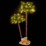 Double artificial palm tree with LED 125 cm and 210 cm by vidaXL, Christmas trees - Ref: Foro24-347638, Price: 78,95 €, Disco...