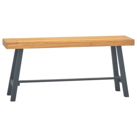 Bank aus massivem Teakholz, 110 cm von vidaXL, Ess- und Küchenbänke - Ref: Foro24-340743, Preis: 110,76 €, Rabatt: %