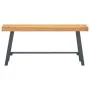 Bank aus massivem Teakholz, 110 cm von vidaXL, Ess- und Küchenbänke - Ref: Foro24-340743, Preis: 110,76 €, Rabatt: %