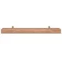 Estantes de pared 2 unidades madera maciza de teca 110x15x4 cm de vidaXL, Estantes y estanterías - Ref: Foro24-340757, Precio...