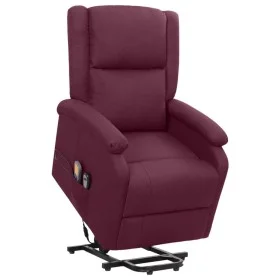 Sillón de masaje elevable tela morado de vidaXL, Sillones de masaje eléctricos - Ref: Foro24-329716, Precio: 414,04 €, Descue...