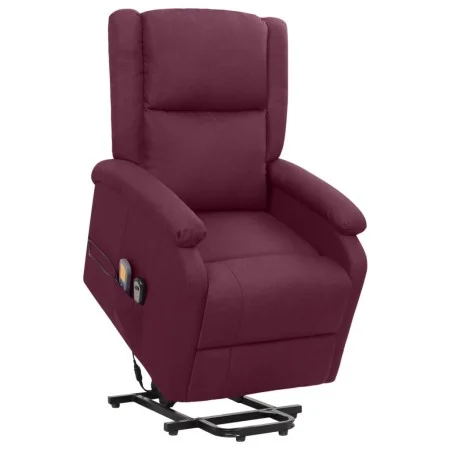 Purple fabric elevating massage chair by vidaXL, Electric massage chairs - Ref: Foro24-329716, Price: 414,04 €, Discount: %