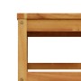Juego de muebles jardín 5 pzas con cojines madera maciza acacia