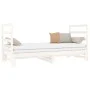 Removable sofa bed solid white pine wood 2x(90x190) cm by vidaXL, Beds and slatted bases - Ref: Foro24-3124763, Price: 194,50...