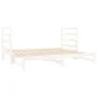 Removable sofa bed solid white pine wood 2x(90x190) cm by vidaXL, Beds and slatted bases - Ref: Foro24-3124763, Price: 194,50...