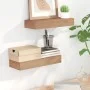 Estantes de pared 2 unidades madera maciza de teca 40x15x4 cm de vidaXL, Estantes y estanterías - Ref: Foro24-340754, Precio:...